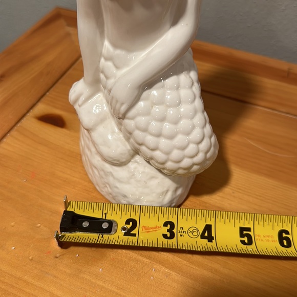 White Ceramic Mermaid Statue - Picture 10 of 11